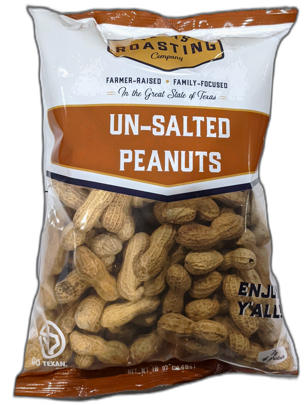 Unsalted In-Shell Peanuts 16oz (Box of 6)