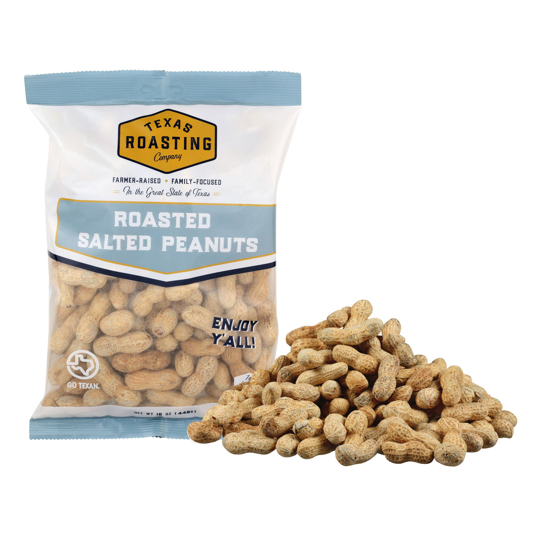 Salted Peanuts In-Shell 16oz (Case of 6)